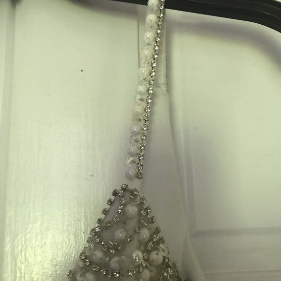 White Formal Dress/wedding Dress - Picture 3 of 8